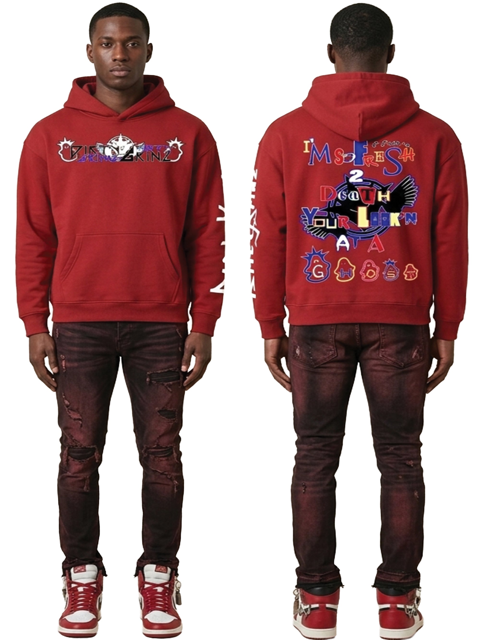 F.T.D. Oversize Fleeced Hoodie
