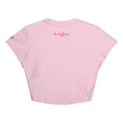DG Girl Flight 1 Baby Tee - Sweet Pink - Back