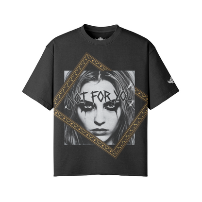 DG Not For You T-Shirt-Faded Black-Front
