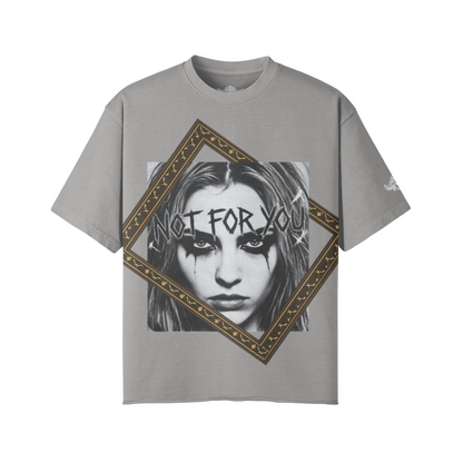 DG Not For You T-Shirt-Lght Gray-Front