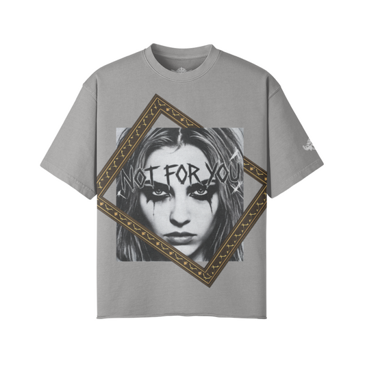 DG Not For You T-Shirt-Lght Gray-Front