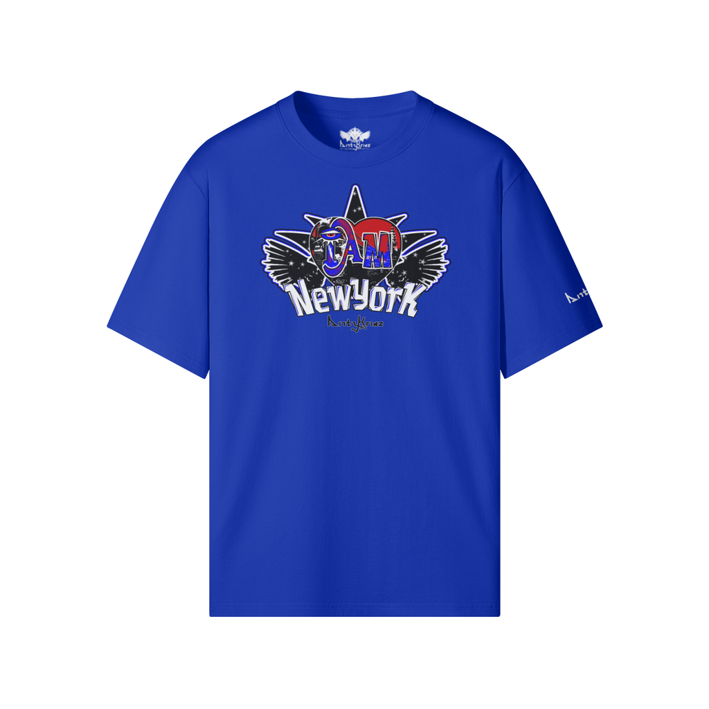DG I AM NY T-Shirt Blue -  Front