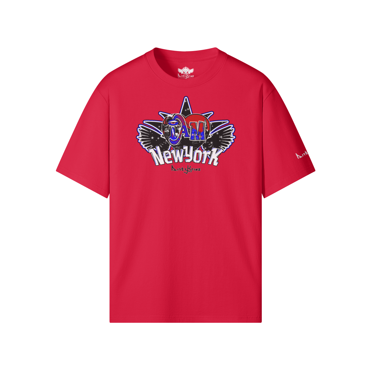 DG I AM NY T-Shirt Red -  Front